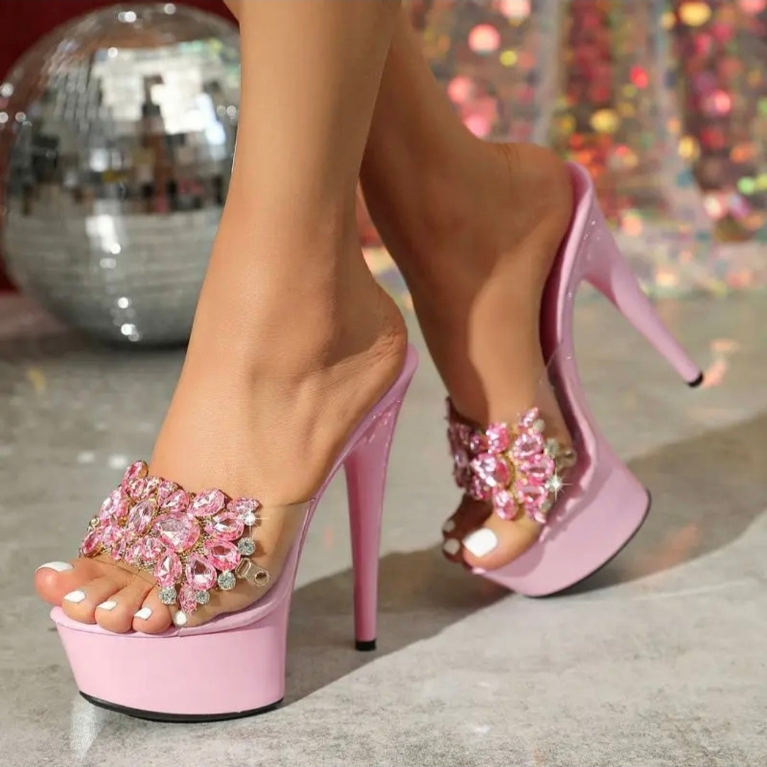 Prism Royale Embellished Platform Heels