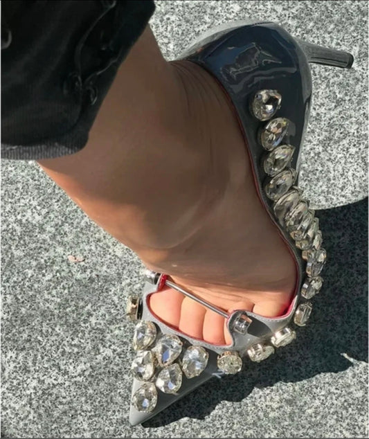 Crystal Venom Stiletto Heels